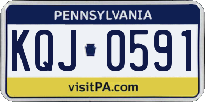 PA license plate KQJ0591