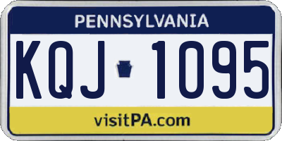 PA license plate KQJ1095