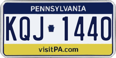 PA license plate KQJ1440