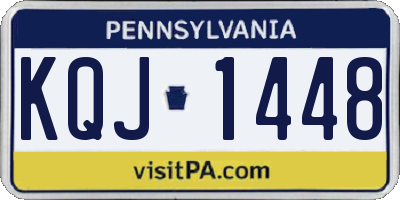 PA license plate KQJ1448