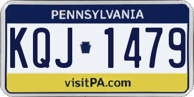 PA license plate KQJ1479