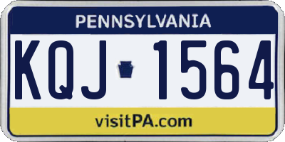 PA license plate KQJ1564