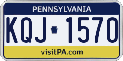 PA license plate KQJ1570