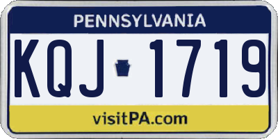 PA license plate KQJ1719