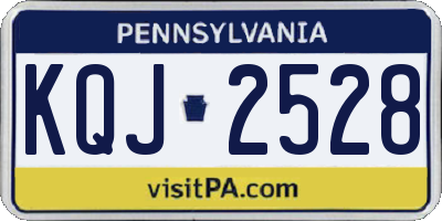 PA license plate KQJ2528
