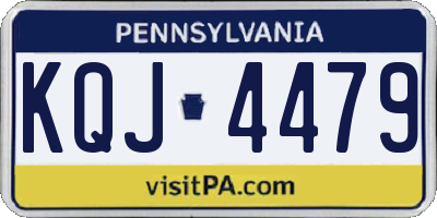 PA license plate KQJ4479