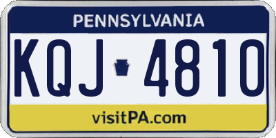 PA license plate KQJ4810