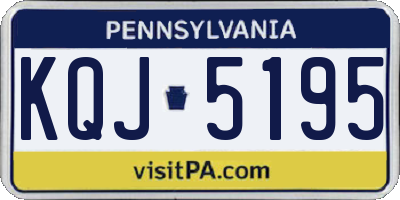 PA license plate KQJ5195