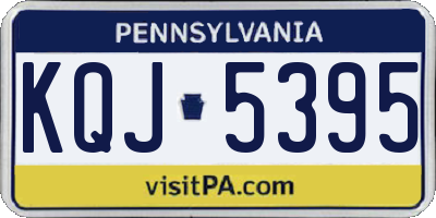 PA license plate KQJ5395