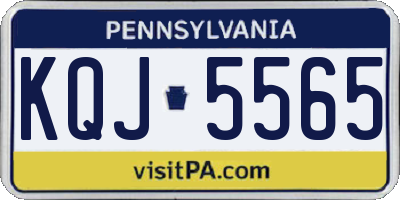 PA license plate KQJ5565