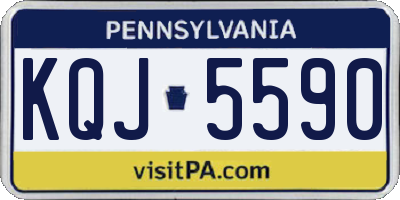 PA license plate KQJ5590