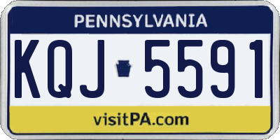 PA license plate KQJ5591