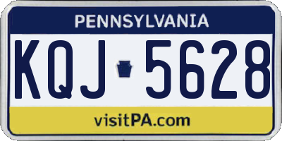 PA license plate KQJ5628