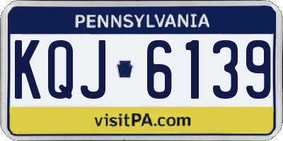 PA license plate KQJ6139