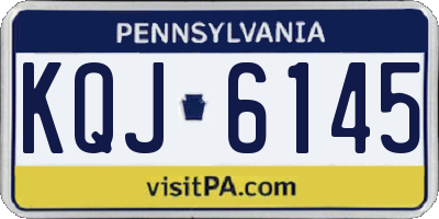 PA license plate KQJ6145