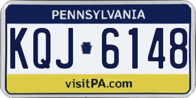 PA license plate KQJ6148