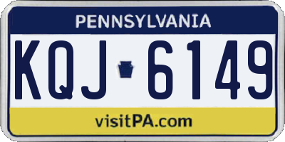 PA license plate KQJ6149