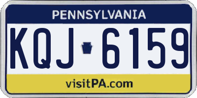 PA license plate KQJ6159