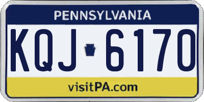 PA license plate KQJ6170