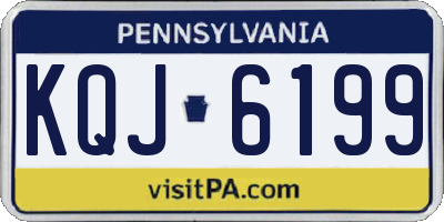PA license plate KQJ6199