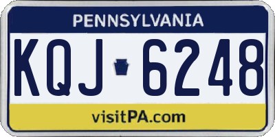 PA license plate KQJ6248