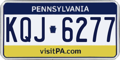 PA license plate KQJ6277