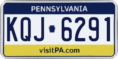 PA license plate KQJ6291