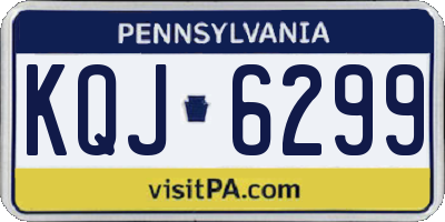 PA license plate KQJ6299