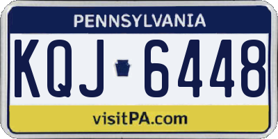 PA license plate KQJ6448