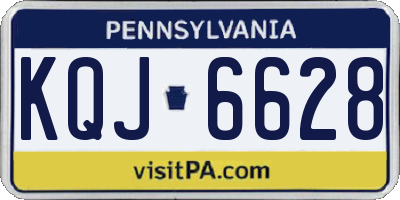 PA license plate KQJ6628