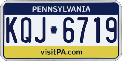 PA license plate KQJ6719