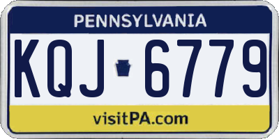 PA license plate KQJ6779
