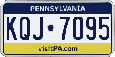 PA license plate KQJ7095