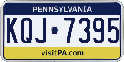 PA license plate KQJ7395