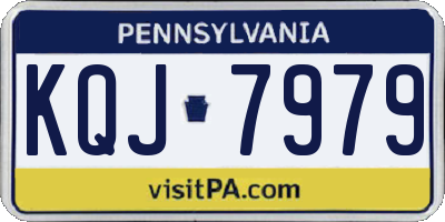 PA license plate KQJ7979