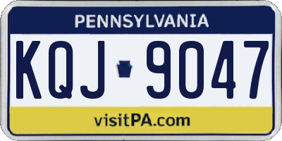 PA license plate KQJ9047