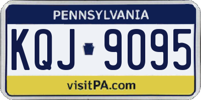 PA license plate KQJ9095