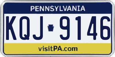 PA license plate KQJ9146