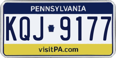 PA license plate KQJ9177