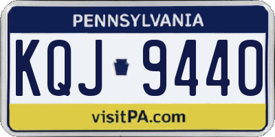 PA license plate KQJ9440