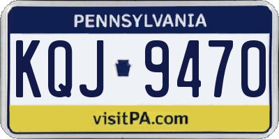 PA license plate KQJ9470