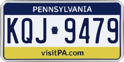 PA license plate KQJ9479