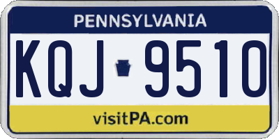 PA license plate KQJ9510