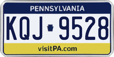 PA license plate KQJ9528