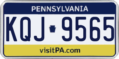PA license plate KQJ9565
