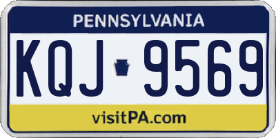 PA license plate KQJ9569