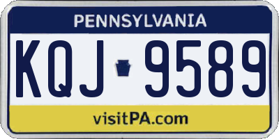 PA license plate KQJ9589