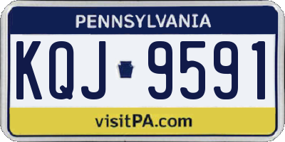 PA license plate KQJ9591
