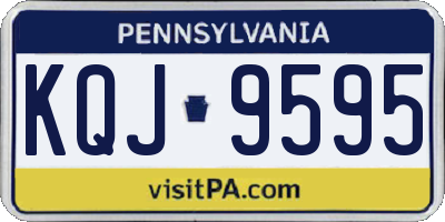 PA license plate KQJ9595