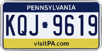 PA license plate KQJ9619
